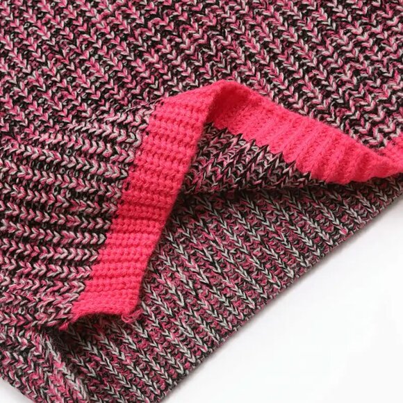 Highlighter Pink Knit Pullover - Picture 5 of 5